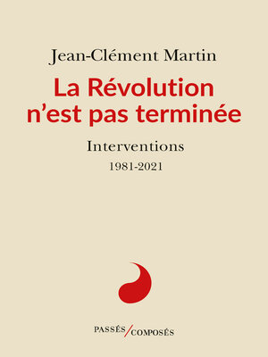 cover image of La Révolution n'est pas terminée
